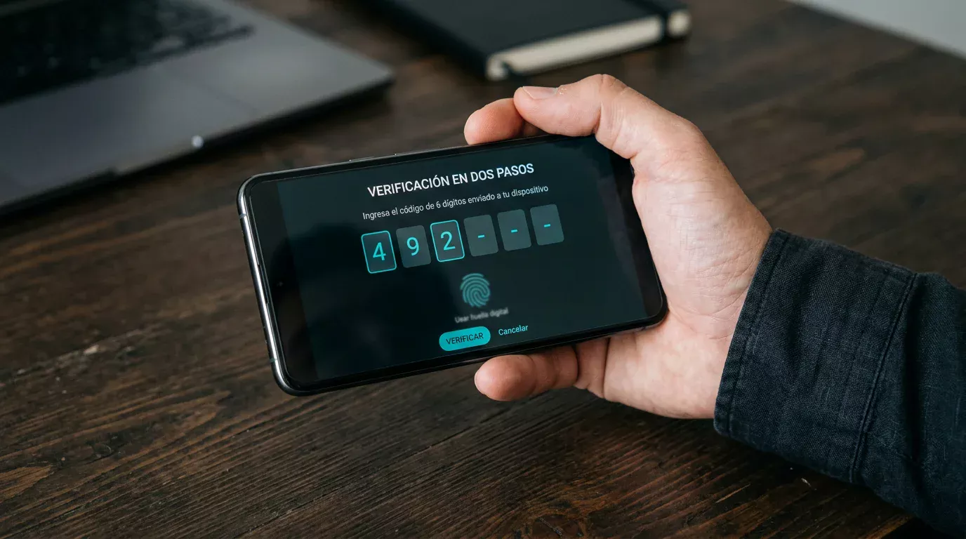 Autenticación de dos factores y verificación biométrica en el acceso a Skrill